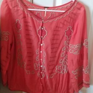 Free people button down